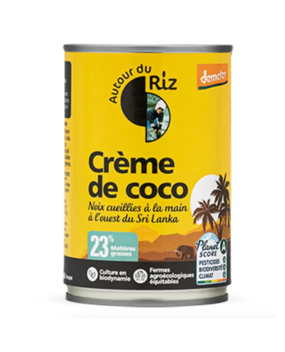 Crème Coco - 400 ml - Autour Du Riz