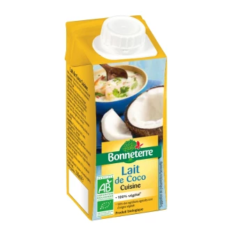 Lait de Coco Cuisine - 20 cl - Bonneterre