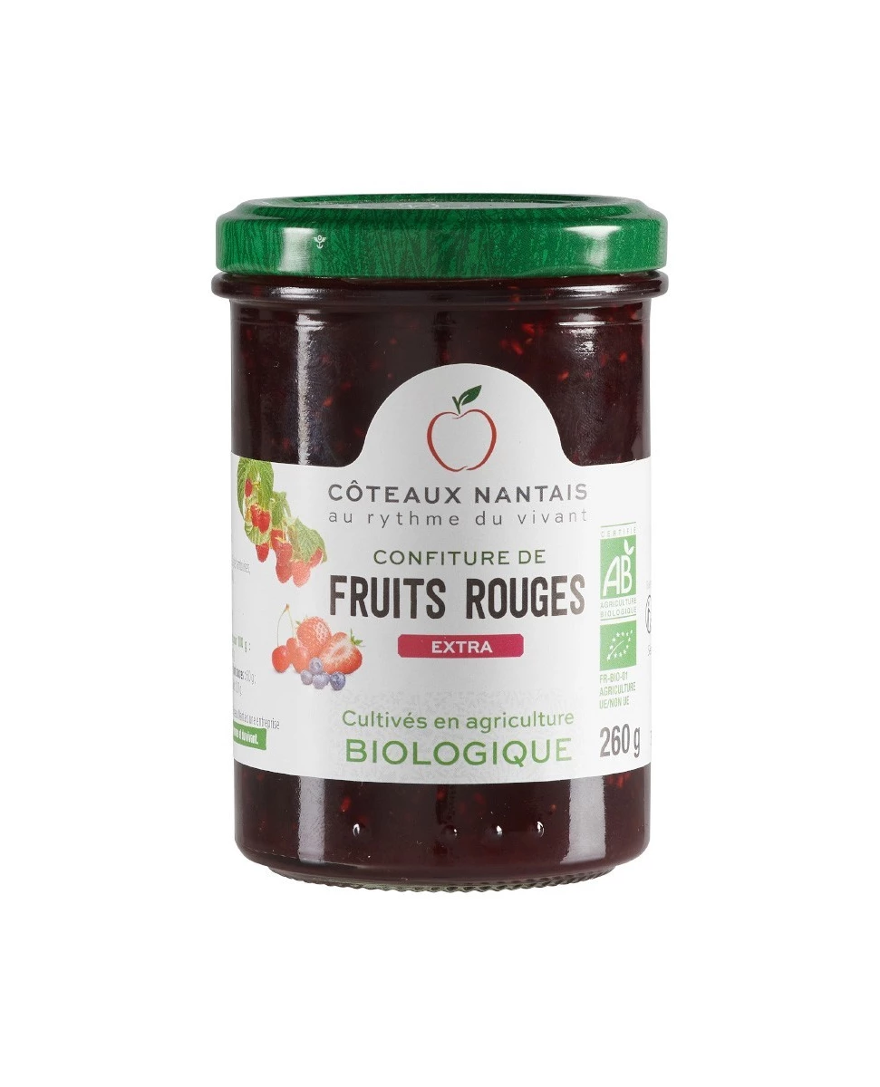 Confiture Fruits Rouges Extra - 260g - Coteaux Nantais