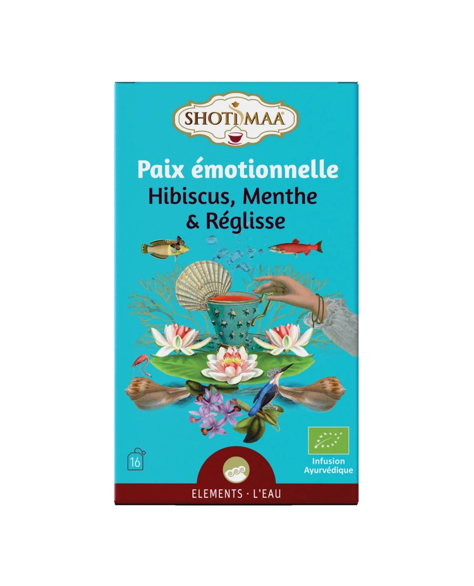 Infusion Bio Paix émotionnelle - 16 sachets - Shoti Maa