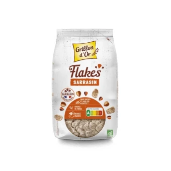Flakes Sarrasin Sans Sucre - 200g - Grillon d'Or
