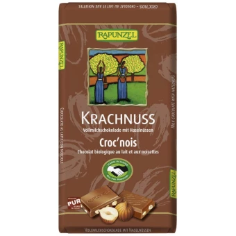 Chocolat au Lait et Noisettes Entières - 100g – Rapunzel